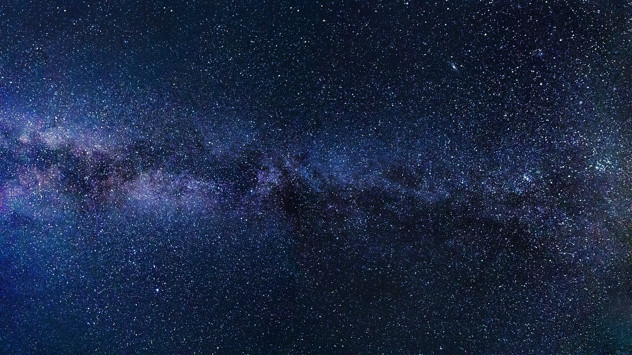 milky way, stars, desktop backgrounds