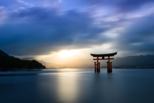 japan, nature, torii gate