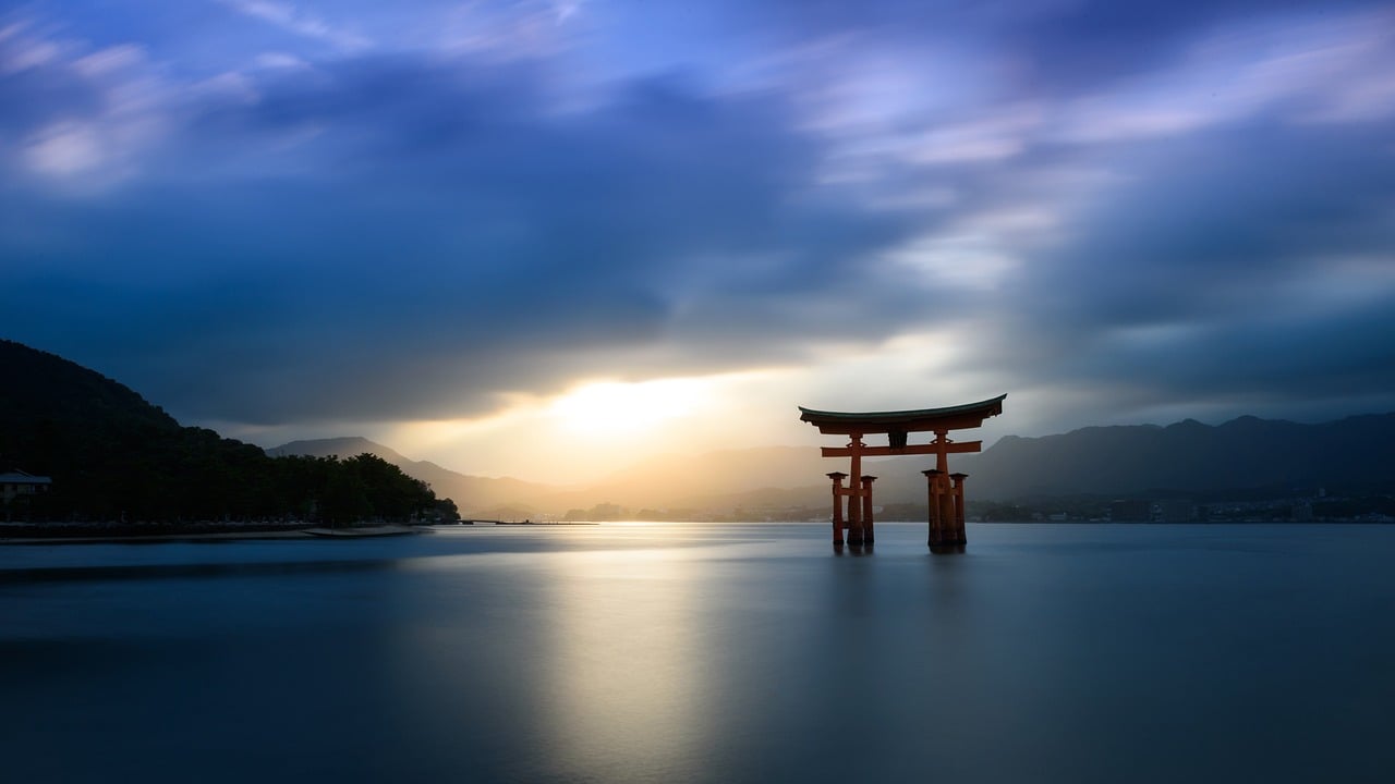 japan, nature, torii gate