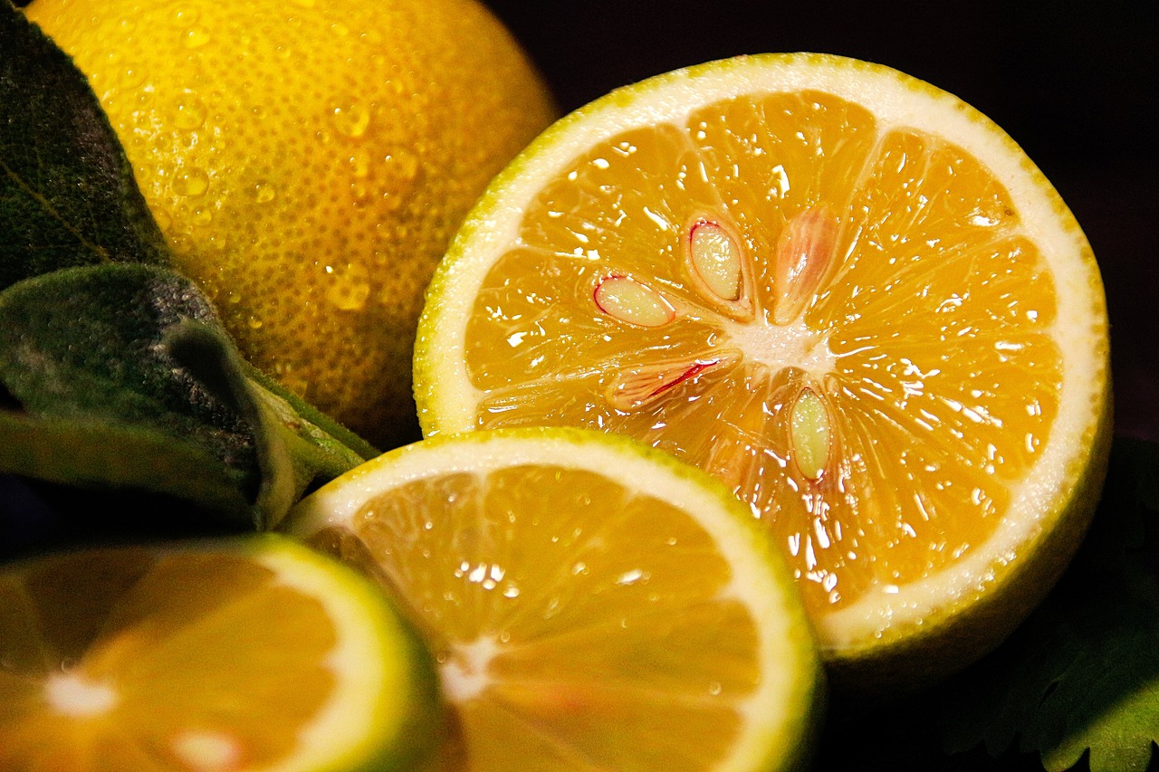 lemon sliced fruit seeds citric 5724522