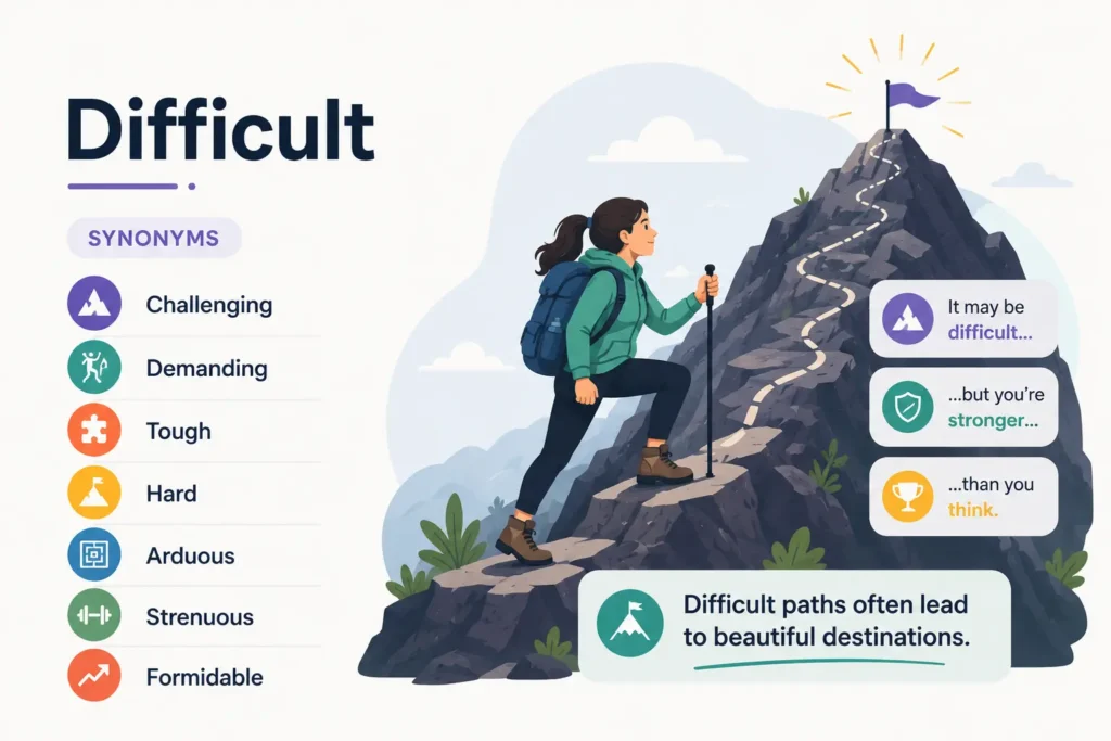 Difficult Synonym: Words to Refine Your Vocabulary 2 Difficult Synonym